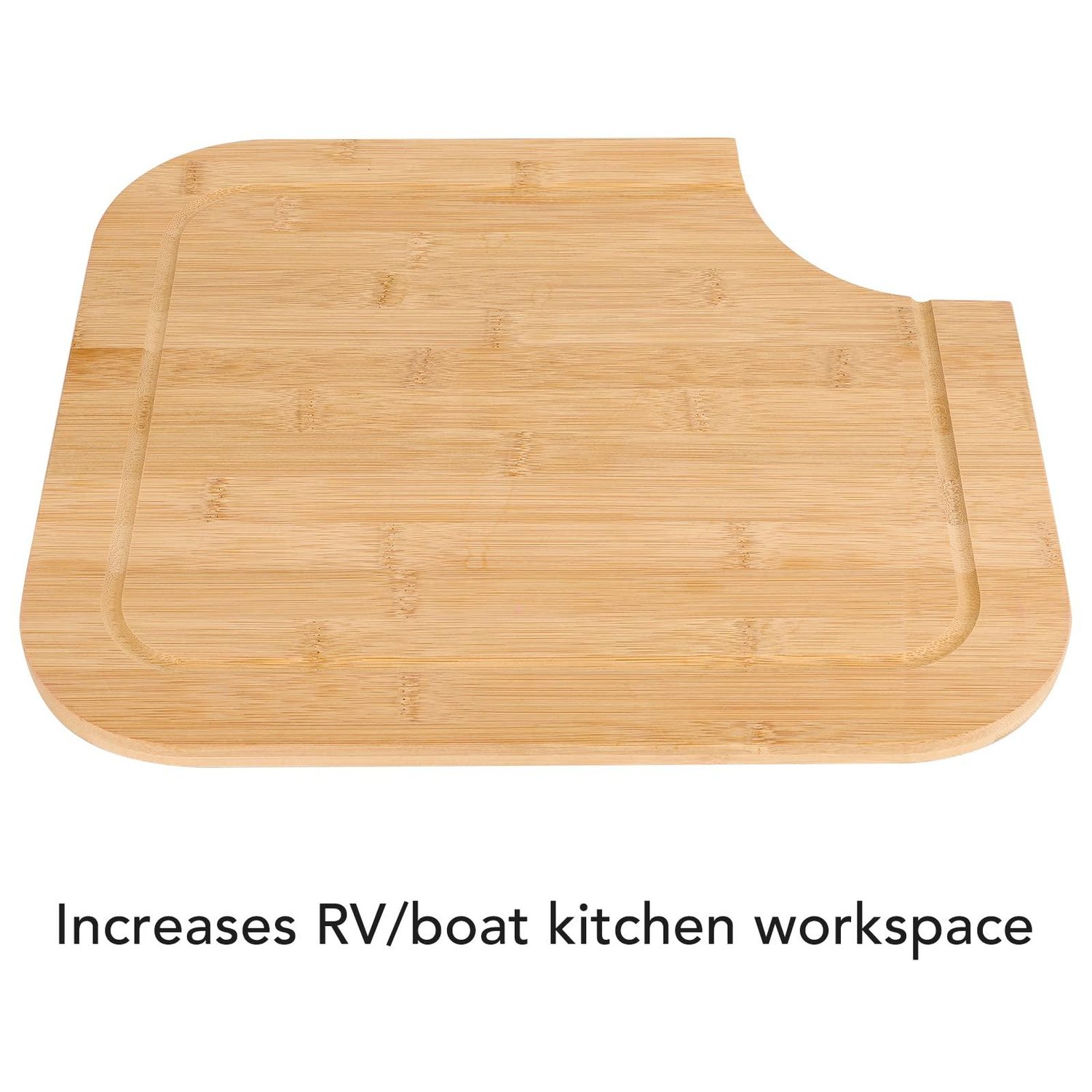 Bamboo Cutting Boards for RV, 14 x 12.5 Sink Mate 