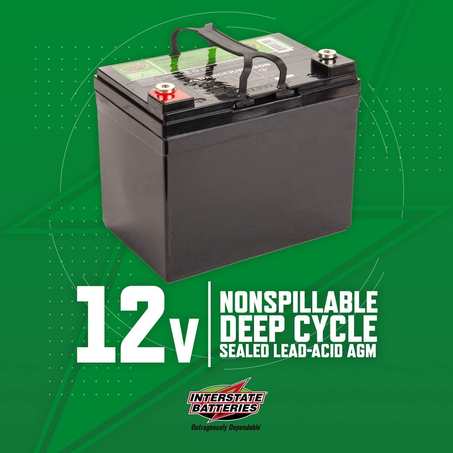 Interstate Batteries 12V 35Ah Deep Cycle Battery