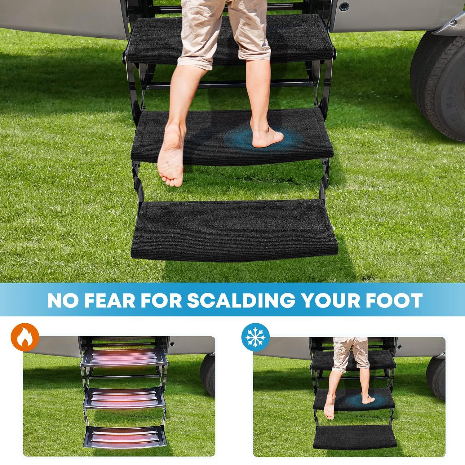 Kohree RV Steps Cover 3 Pack