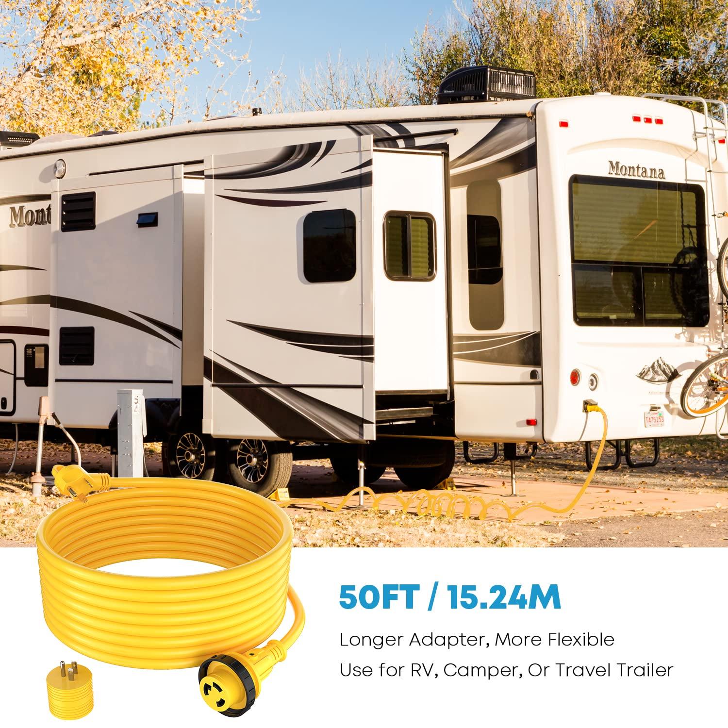 Kohree 50 Feet RV Power Extension Cord 30 Amp