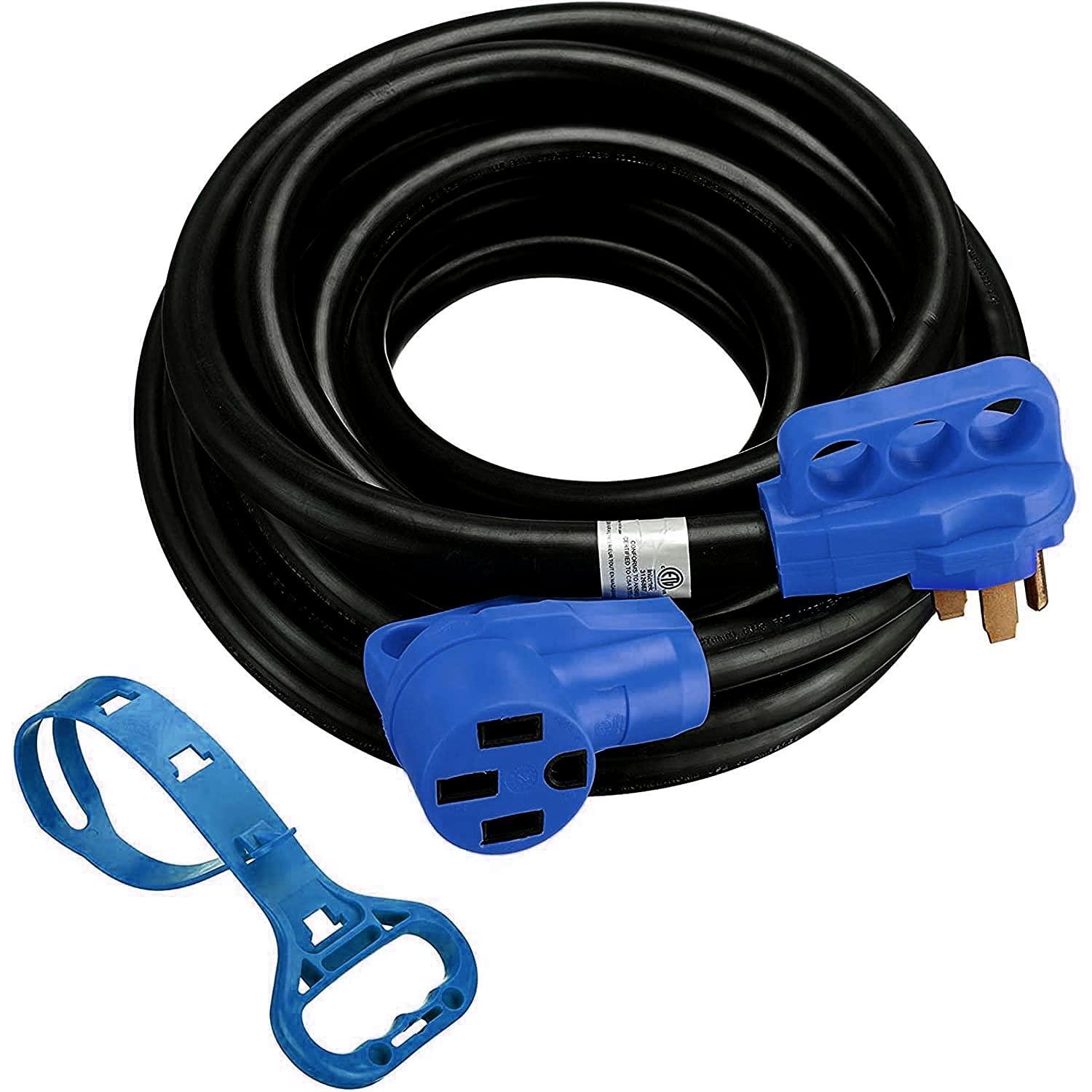 Miady 30 Feet Heavy Duty RV Extension Cord 50 Amp