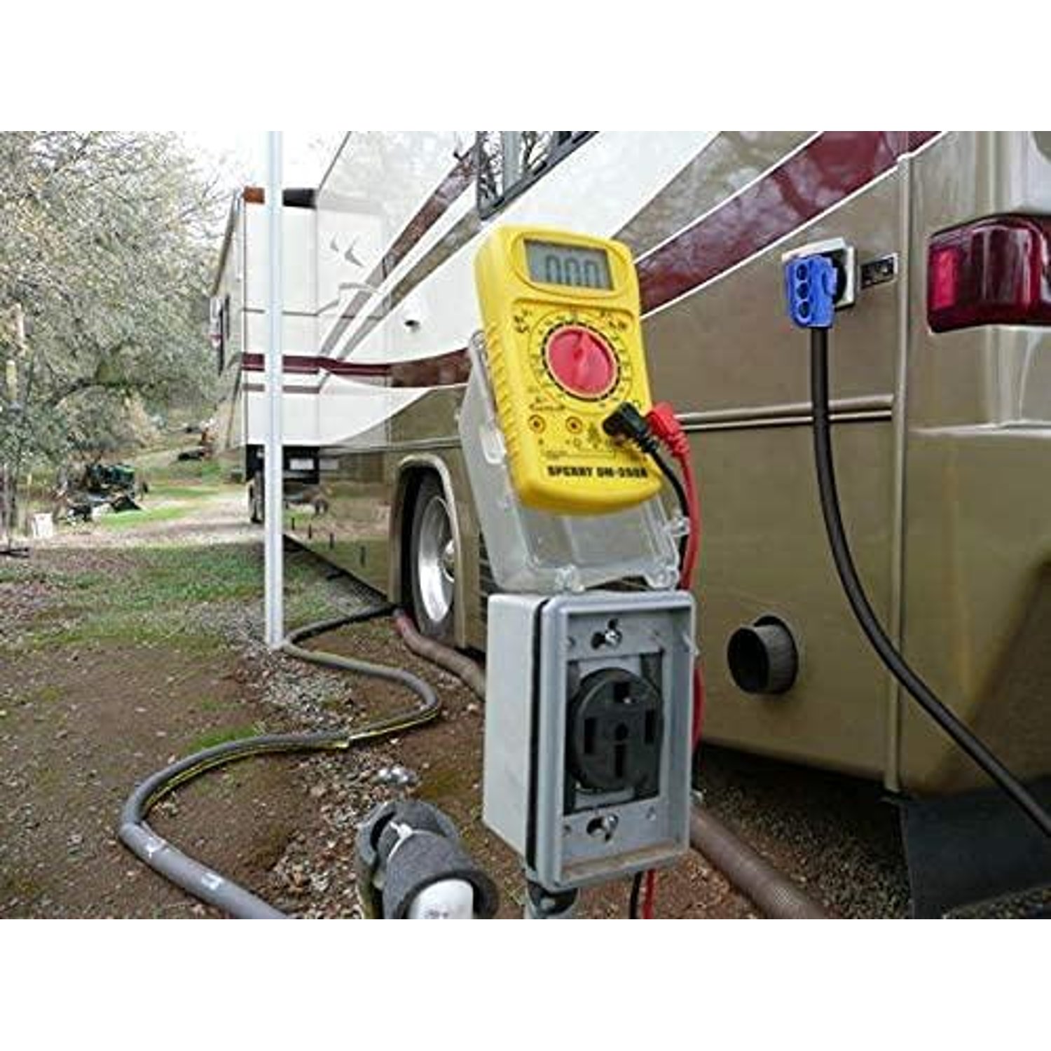 Miady 30 Feet Heavy Duty RV Extension Cord 50 Amp