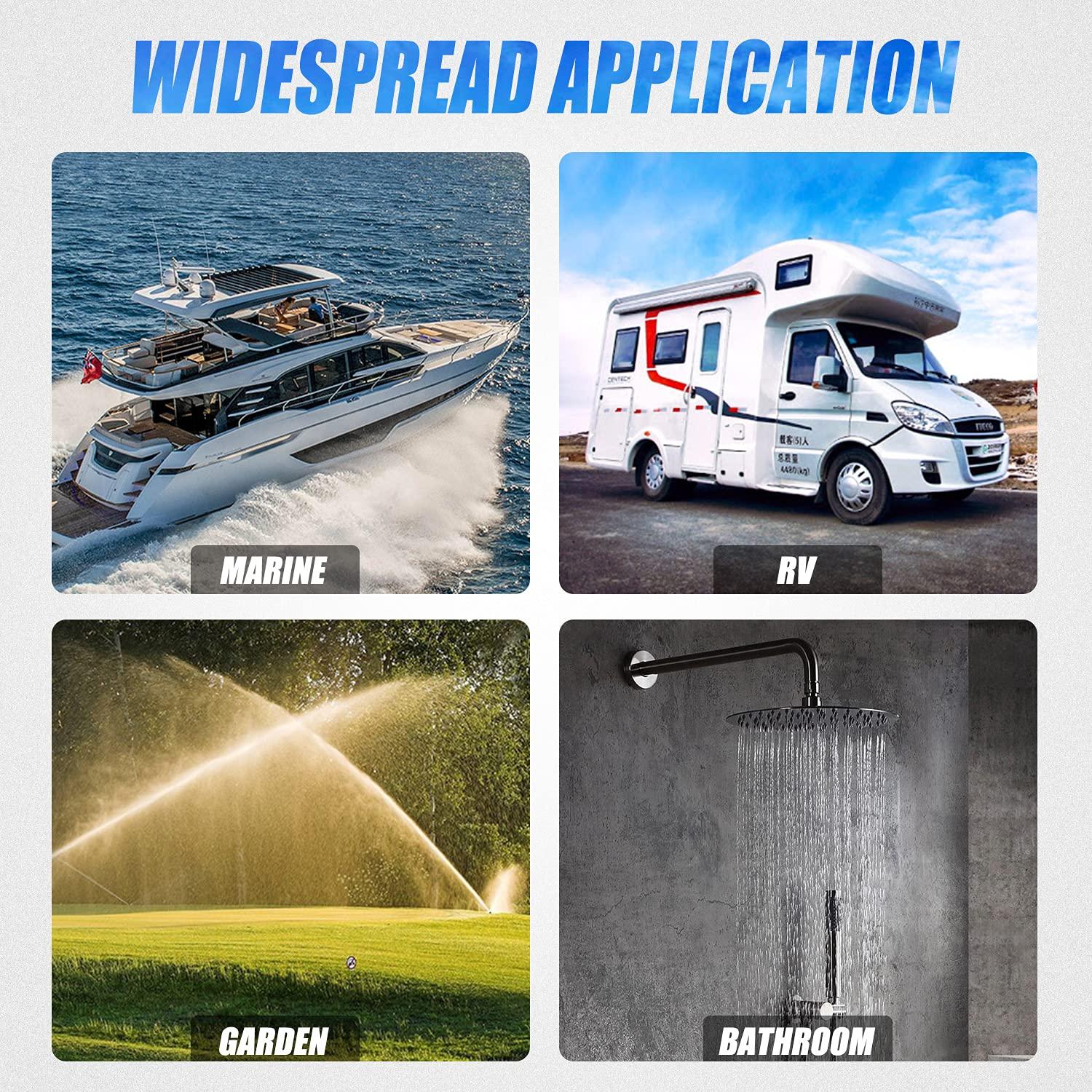 12V Fresh Water Pump With Pressure Switch for RVs