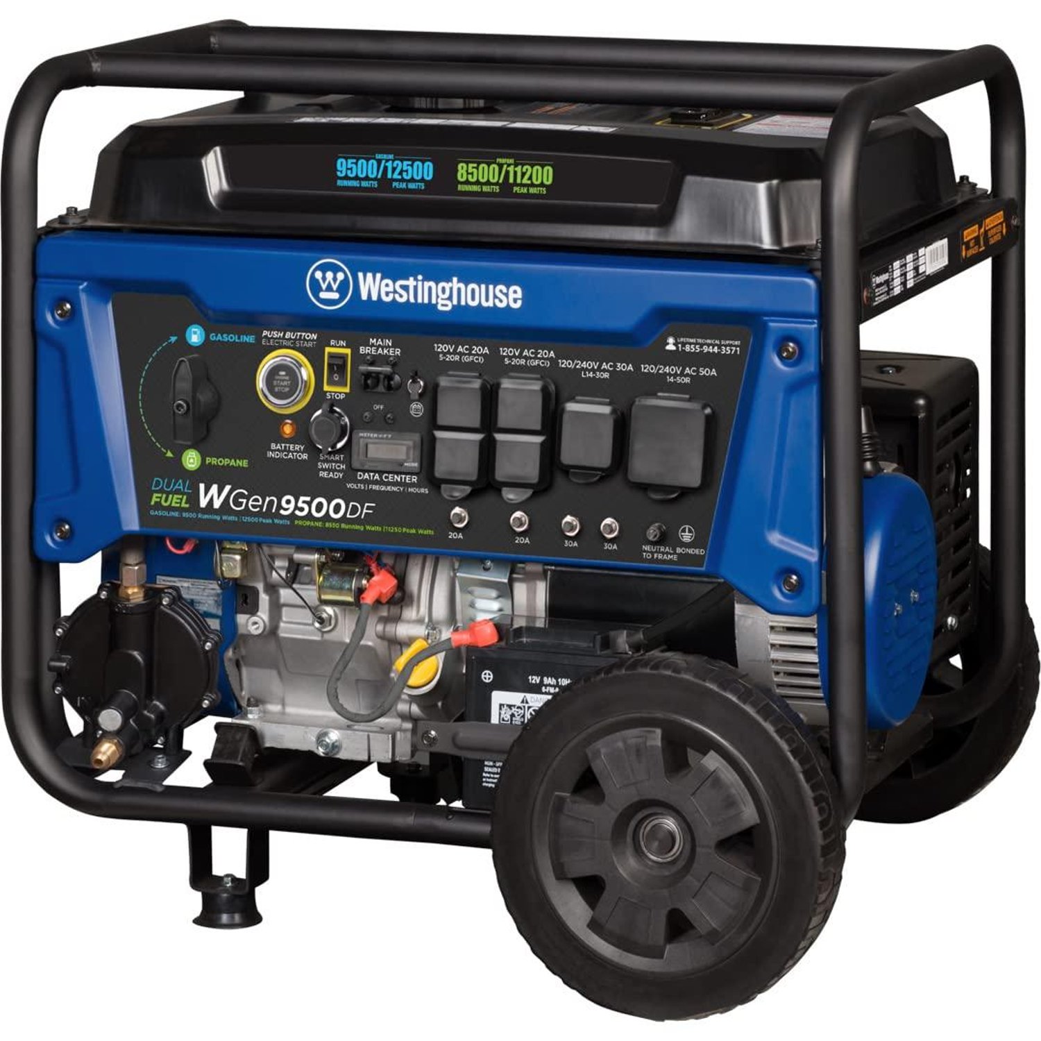 Westinghouse Dual Fuel Portable Generator 12500 Watt