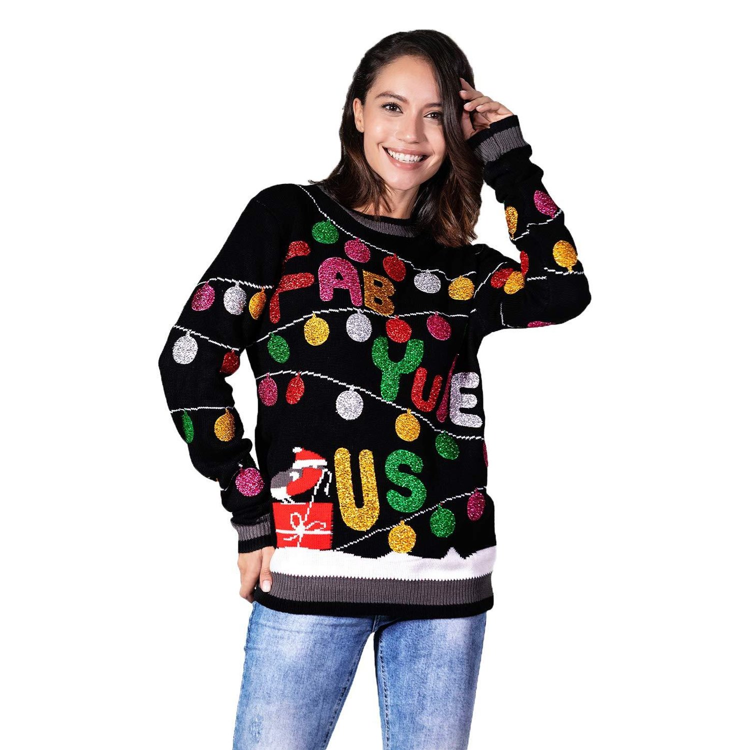 Unisex ugly hot sale christmas sweaters