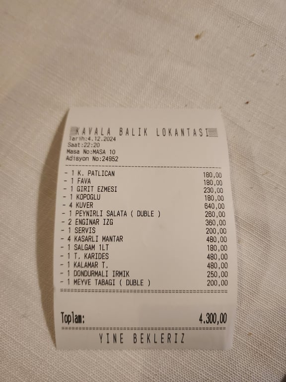 Kavala Balık Lokantası