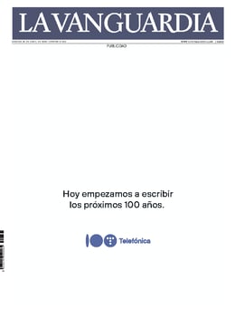 Imagen de la portada (La Vanguardia - 20/4/2024)