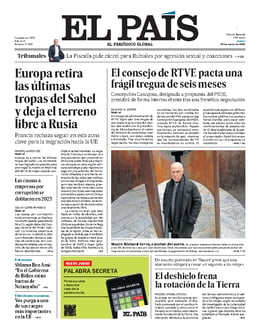 Imagen de la portada (El País - 28/3/2024)