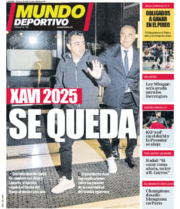 Imagen de la portada (Mundo Deportivo - 25/4/2024)