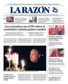 Imatge de la portada (La Razón - 25/3/2024)