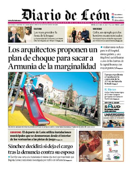 Imagen de la portada (Diario de León - 25/4/2024)