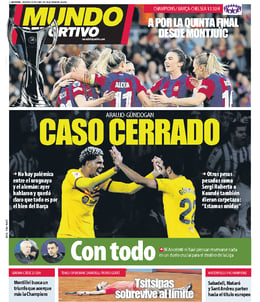 Imagen de la portada (Mundo Deportivo - 20/4/2024)