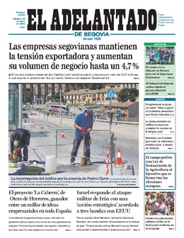 Imagen de la portada (El adelantado de Segovia - 20/4/2024)