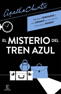 Imagen de la portada (El misterio del tren azul)