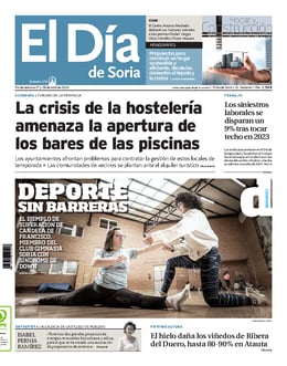 Imagen de la portada (Diario de Soria - 26/4/2024)