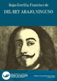 Imagen de la portada (Del rey abajo, ninguno)