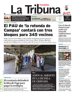 Imagen de la portada (La Tribuna de Toledo - 19/4/2024)