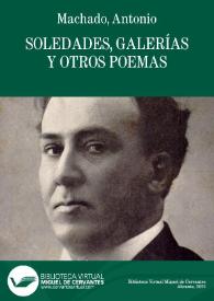Imagen de la portada (Soledades, galerias y otros poemas)