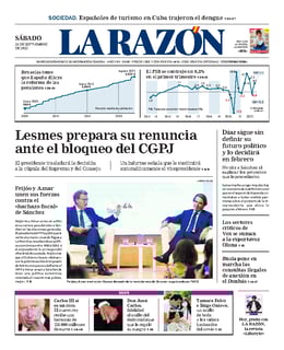 Imagen de la portada (La Razón - 24/9/2022)
