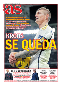 Imagen de la portada (Diario AS Madrid - 28/3/2024)