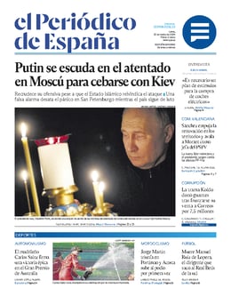 Imagen de la portada (El Periódico de España - 25/3/2024)