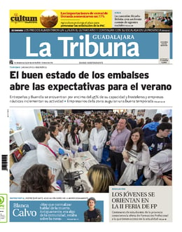 Imagen de la portada (La Tribuna de Guadalajara - 13/4/2024)