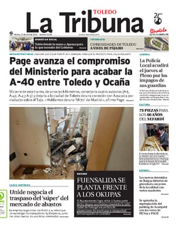 Imagen de la portada (La Tribuna de Toledo - 23/4/2024)