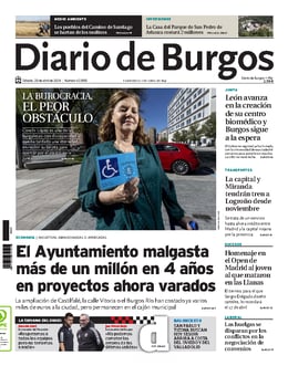 Imagen de la portada (Diario de Burgos - 20/4/2024)