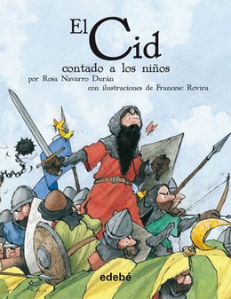 Imatge de la portada (El Cid contado a los niños)