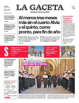 Imagen de la portada (Gaceta Salamanca - 20/4/2024)