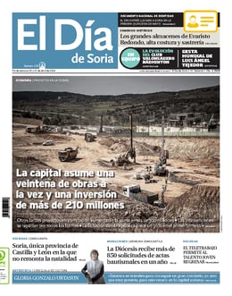 Imagen de la portada (Diario de Soria - 19/4/2024)