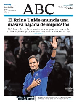 Imagen de la portada (ABC - 24/9/2022)