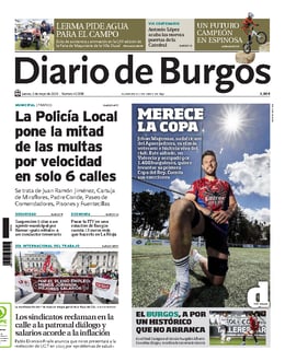 Imagen de la portada (Diario de Burgos - 2/5/2024)