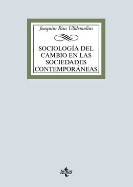 Sociología del cambio en las sociedades contemporáneas – Catálogo - eBiblio  Murcia (eBiblio)