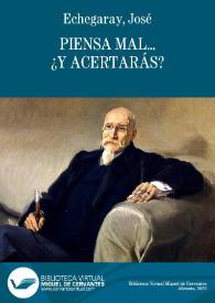 Imagen de la portada (Piensa mal…¿y acertarás?)