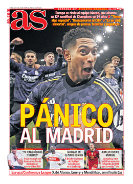 Imagen de la portada (Diario AS Madrid - 19/4/2024)