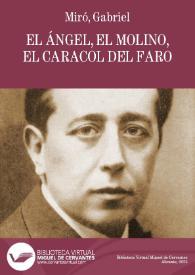 Imagen de la portada (El ángel, el molino, el caracol del faro)