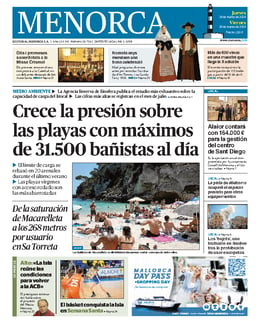 Imatge de la portada (Diari Menorca - 28/3/2024)