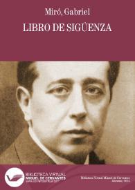 Imagen de la portada (El libro de Siguenza)