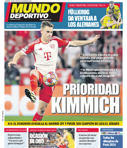 Imagen de la portada (Mundo Deportivo - 2/5/2024)