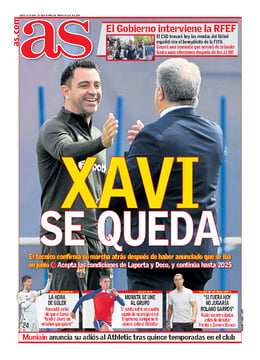 Imagen de la portada (Diario AS Madrid - 25/4/2024)