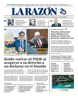 Imagen de la portada (La Razón - 23/4/2024)