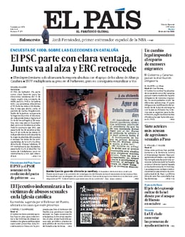 Imagen de la portada (El País - 23/4/2024)