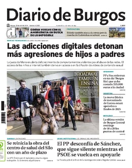 Imagen de la portada (Diario de Burgos - 26/4/2024)
