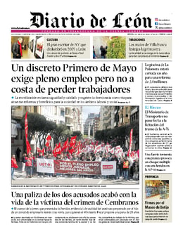 Imagen de la portada (Diario de León - 2/5/2024)