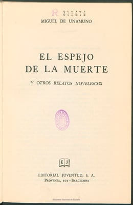 El espejo de la muerte y otros relatos novelescos – Catálogo - eBiblio  Galicia (eBiblio)