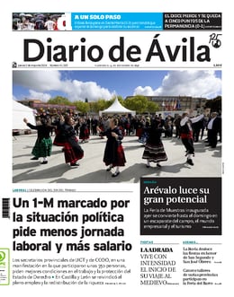 Imagen de la portada (Diario de Ávila - 2/5/2024)
