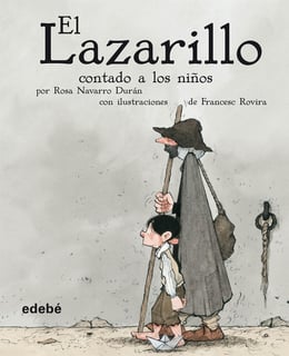 Imatge de la portada (El Lazarillo contado a los niños)