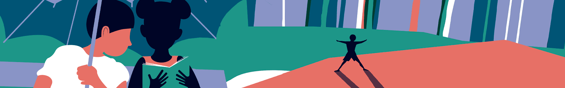 banner as vezes sou leitura criancas sombra emocao floresta editora via ludica