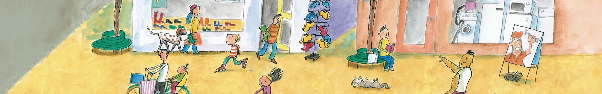 banner o lixo vila criancas brincando coleta reciclagem editora via ludica
